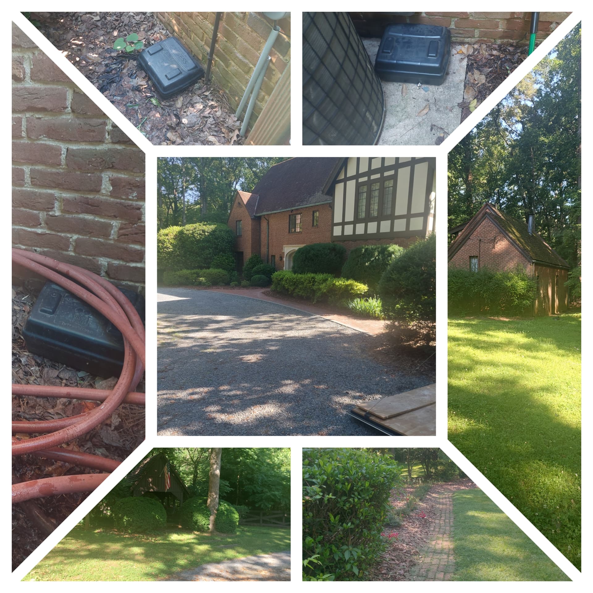 Rodent station placement and perimeter detail